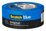 ScotchBlue 2090-48AP Painter's Tape, Multi-Surface, 60 yd L, 1.88 in W, Crepe Paper Backing, Blue, 1/PK