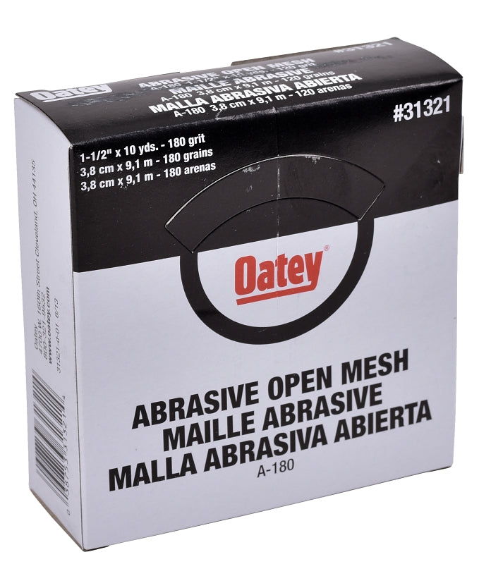Oatey 31321 Sandcloth, 180 Grit, Aluminum Oxide Abrasive