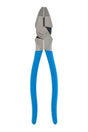 Channellock 368 Lineman's Plier, 8.38 in OAL, 0.6 in Cutting Capacity, 0.33 in Jaw Opening, Blue Handle, 1.12 in W Jaw