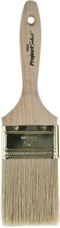 Linzer 1832-2.5 Paint Brush, 2-1/2 in W, 3 in L Bristle, China/Polyester Bristle, Varnished Handle