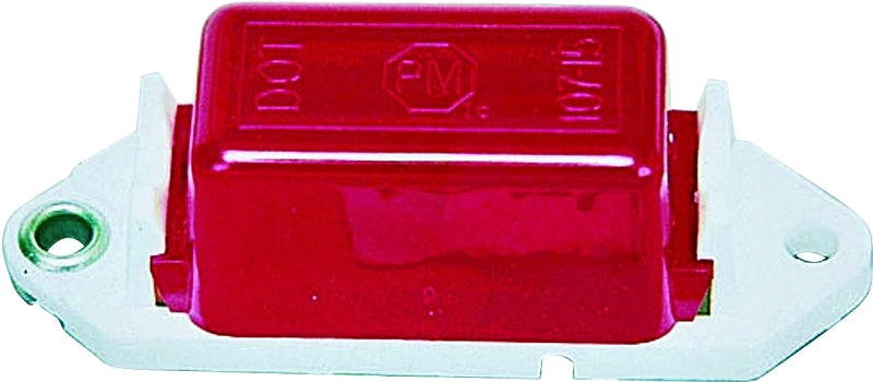 PM V107WR Marker Light, 12 V, Incandescent Lamp, Red Lens, Screw Mounting