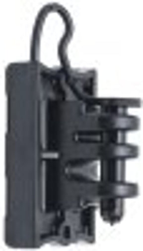 Zareba IWTPLB-Z Series Screw-In Ring Insulator, For: Standard Stubbed T-Post and Wood Post, 9 to 22 ga Fence Wire