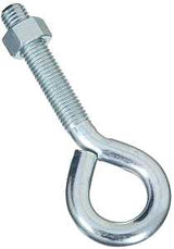 National Hardware N347-666 Eye Bolt, 5/8-11 Thread, Coarse Thread, 3-1/4 in L Thread, 1-1/4 in ID Dia Eye, Steel, Zinc, Pack of 3