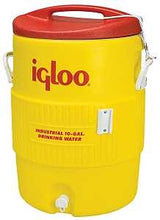 Igloo 400 Series 00004101 Water Cooler, 10 gal Cooler, Polyethylene, Red/Yellow