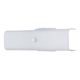 Boston Harbor V88WH02-4413H-3L Bracket Wall Light Fixture, 75 W, 2-Lamp, A19 or CFL Lamp, Steel Fixture, White Fixture