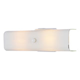Boston Harbor V88WH02-4413H-3L Bracket Wall Light Fixture, 75 W, 2-Lamp, A19 or CFL Lamp, Steel Fixture, White Fixture