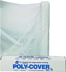Orgill Poly 6X14-C Poly Film, 100 ft L, 14 ft W, 6 mil Thick, Clear