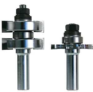 Freud 99-036 Router Bit Set, 3-1/4 in OAL, 1/2 in Dia Shank, Carbide