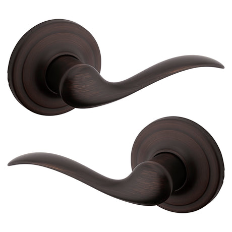 Kwikset Signature Series 720TNL11PCP Passage Lever, 2-1/4 in Strike, 2-3/32 in Projection