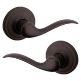 Kwikset Signature Series 720TNL11PCP Passage Lever, Non-Locking Lock, Venetian Bronze, Zinc, Residential, 2 Grade