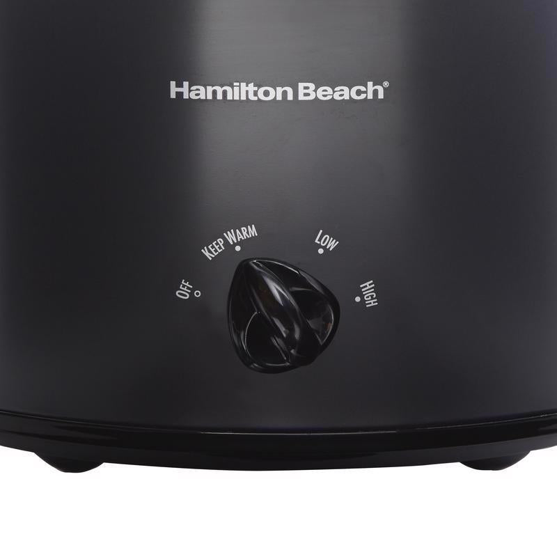 Hamilton Beach 3 qt Black Stoneware Slow Cooker, Pack of 2