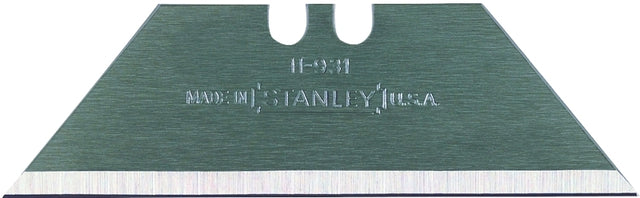 STANLEY 11-931 Utility Blade, 2-7/16 in L, Carbon Steel, 2-Point, 1/PK