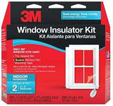 Scotch 2120 Window Insulation Kit, 60 in W, 0.75 mil Thick, 36 in L, Plastic, Clear