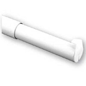 John Sterling Closet-Pro Series RP0021-18/30 Adjustable Closet Rod, 250 lb, 1-1/4 in Dia, 18 to 30 in L, Steel
