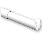 John Sterling Closet-Pro Series RP0021-30/48 Adjustable Closet Rod, 250 lb, 1-1/4 in Dia, 30 to 48 in L, Steel