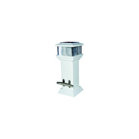Dock Edge CleatLite Solar Rechargeable Dock Light With Stainless Steel Mooring Cleat