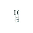 Dock Edge DE2123F Aluminum Flip Up Wide Step Ladder, 3-Step