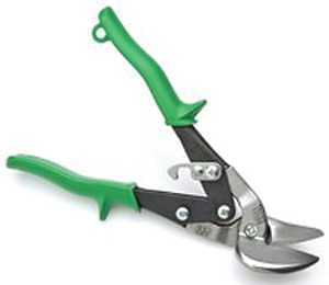 Crescent Wiss M7R Aviation Snip, 9-1/4 in OAL, 1-1/4 in L Cut, Straight Cut, Molybdenum Steel Blade, Non-Slip Handle