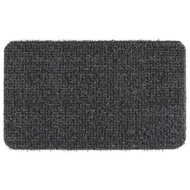 GrassWorx Clean Machine 24 in. W X 18 in. L Flint Flair Astroturf Door Mat