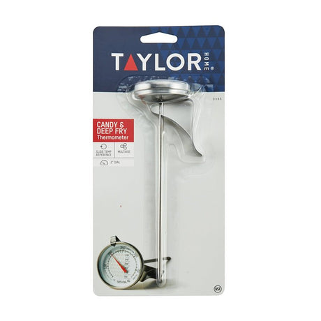 Taylor 3506 Oven Thermometer, 100 to 600 deg F, Analog Display, Gray