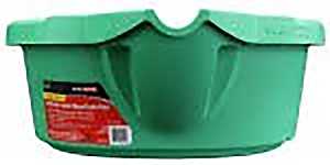 FloTool 42010MI Drain Container, 20 qt, Round, Polypropylene, Green, Pack of 10