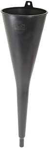 FloTool 05034 Funnel, HDPE, Black, 17-3/4 in H