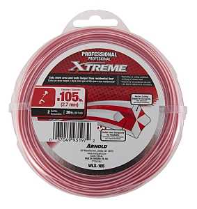 Arnold Xtreme Professional WLX-105 Trimmer Line, 0.105 in Dia, 30 ft L, Monofilament