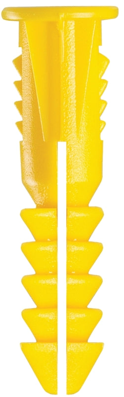 Cobra Anchors 185R Screw Anchor, #4-6 Thread, 7/8 in L, Polyethylene, 75 lb, 40/PK