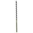 Irwin 49904 Power Drill Auger Bit, 1/4 in Dia, 7-1/2 in OAL, Solid Center Flute, 1-Flute, 7/32 in Dia Shank, Hex Shank