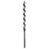 Irwin 49906 Power Drill Auger Bit, 3/8 in Dia, 7-1/2 in OAL, Solid Center Flute, 1-Flute, 7/32 in Dia Shank, Hex Shank