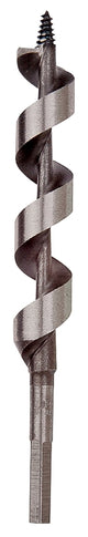 Irwin I-100 Series 49914 Power Drill Auger Bit, 7/8 in Dia, 7-1/2 in OAL, Solid Center Flute, 1-Flute, Hex Shank