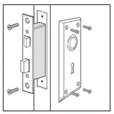 Defender Security E 2294 Mortise Interior Lockset, Polished Brass, Steel