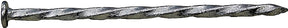 ProFIT 0010132 Deck Nail, 6D, 2 in L, Steel, Hot-Dipped Galvanized, Flat Head, Spiral Shank, 50 lb