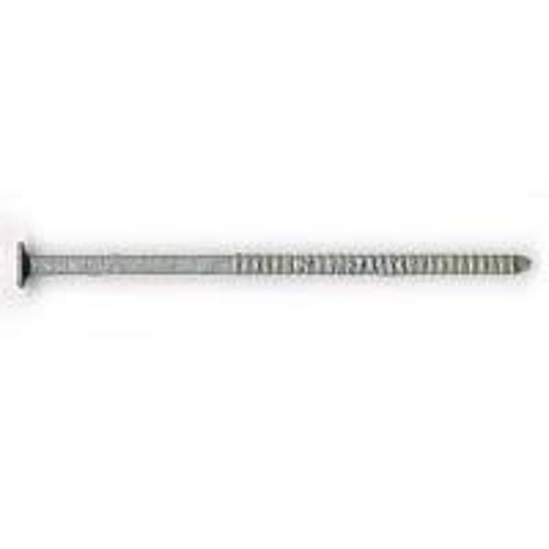 Maze H59S530 Hand Drive Nail, 8D, 2-1/2 in L, Carbon Steel, Tempered Hardened, Flat Head, Fluted Shank, 5 lb, Pack of 6