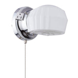 Boston Harbor W39CH01LS-34473L Bracket Wall Light Fixture, 60 W, 1-Lamp, A19 or CFL Lamp, Steel Fixture, Chrome Fixture