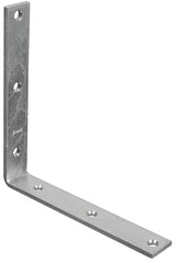 National Hardware 115BC Series N220-178 Corner Brace, 8 in L, 1-1/4 in W, 8 in H, Steel, Zinc, 0.22 in Thick Material