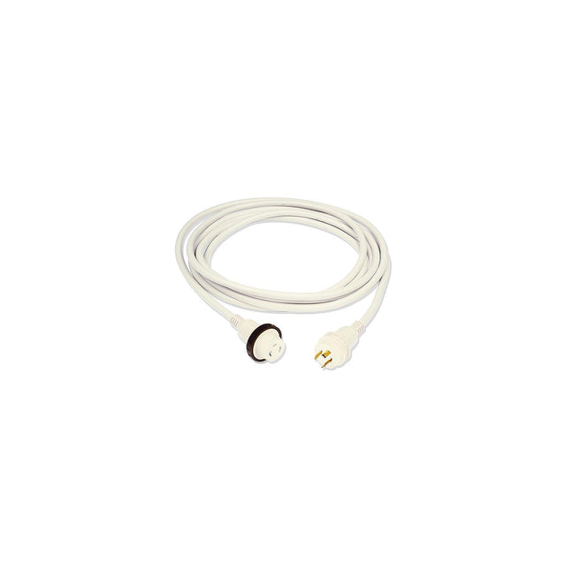 Marinco 199120 30A/125V Powercord Plus ShorePower Cordset w/LED, 50' White