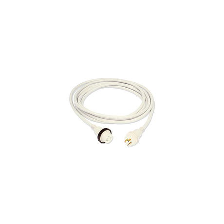 Marinco 199120 30A/125V Powercord Plus ShorePower Cordset w/LED, 50' White