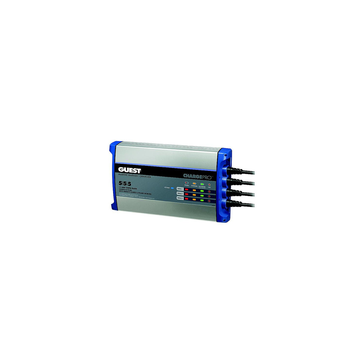 Guest 2713A ChargePro On-Board Battery Charger, 15 Amps, 3 Banks