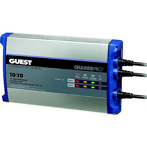 Guest 2720A ChargePro On-Board Battery Charger, 20 Amps, 2 Banks