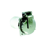 Marinco 6371EL-B 50A/125V Stainless Steel Power Inlet w/Rear Safety Enclosure