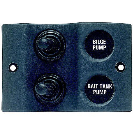 Marinco Micro Sprayproof Switch Panel 2 x 2-Way Switch