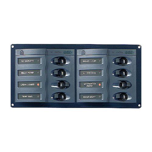 Marinco 901H DC Circuit Breaker 8-Way Horizontal Panel