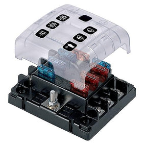 Marinco ATC 6-Way Fuse Holder With Cover and Link