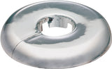 Plumb Pak PP811-31 Floor and Ceiling Plate, 3-1/2 in OD, For: 1 in Iron Pipes, Plastic, Chrome