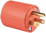 Eaton Wiring Devices 6867-BOX Electrical Plug, 43/64 in, 2-Pole, 15 A, 125 V, NEMA: NEMA 5-15, Orange