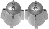 Danco 88386 Faucet Handle, Zinc, Chrome-Plated, For: Price Pfister Contempra Two Handle Tub/Shower Faucets