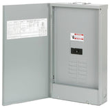 Eaton BRP08B200RF Load Center, 24-Pole, 200 A, 12-Space, 24-Circuit, Main Breaker, Plug-On Neutral, NEMA 3R Enclosure