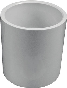 Genova 30130 Pipe Coupling, 3 in, Slip-Joint, PVC, White, SCH 40 Schedule, 450 psi Pressure