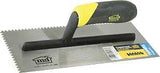 M-D 20057 Tile Installation Trowel, 1/8 in W x 1/8 in D Notch, 11 in L, 4-1/2 in W, Square Notch, Comfort Grip Handle